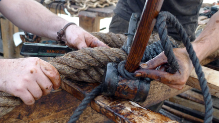 Le chantier de l'Hermione Crédits Association Hermione - La Fayette