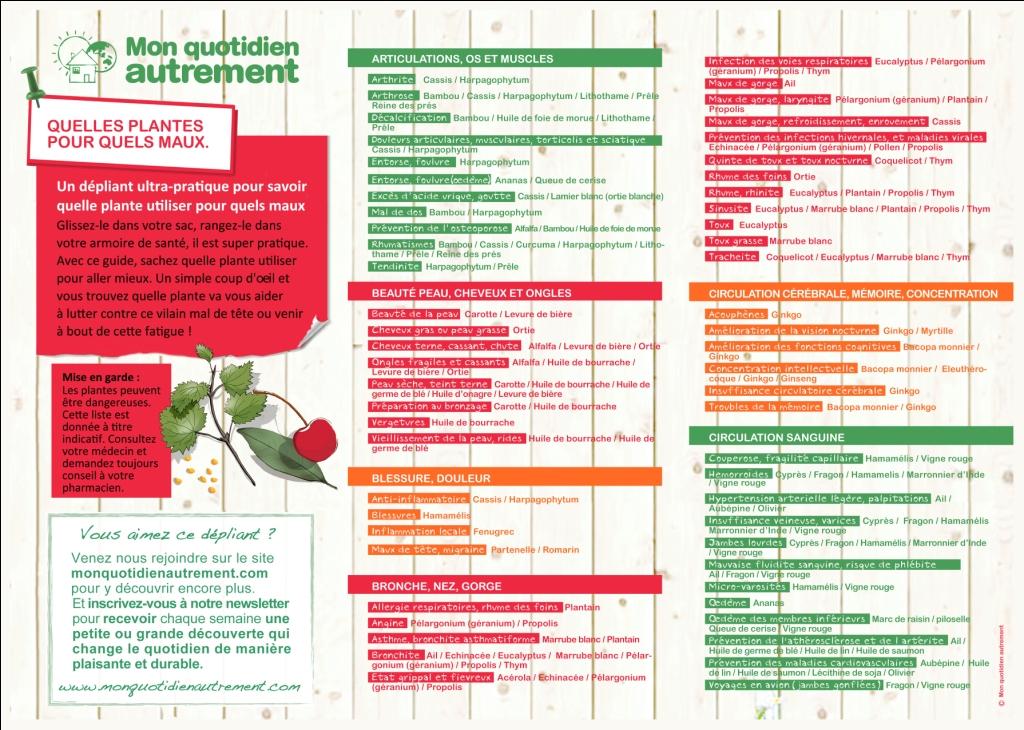 guide quelle plante pour quels maux