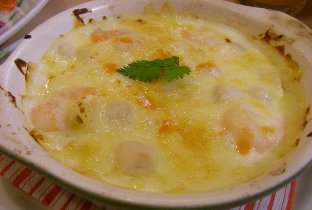 Gratin de fruits de mer