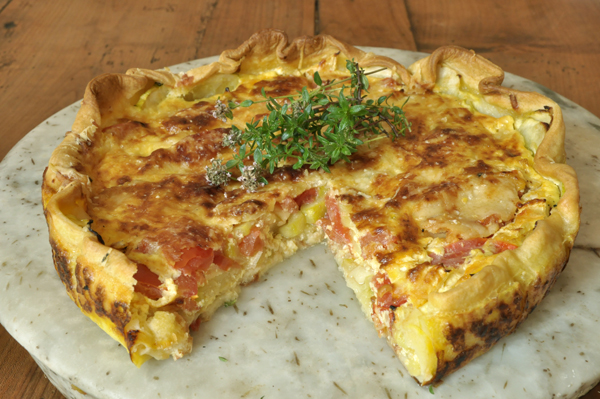 Tarte aux légumes de saison