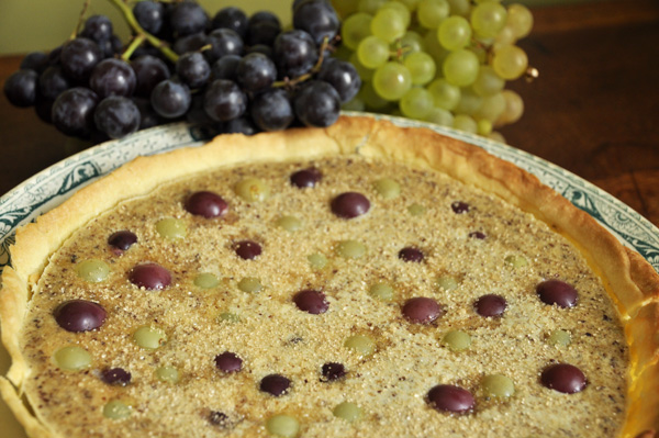 Tarte raisins - noisettes