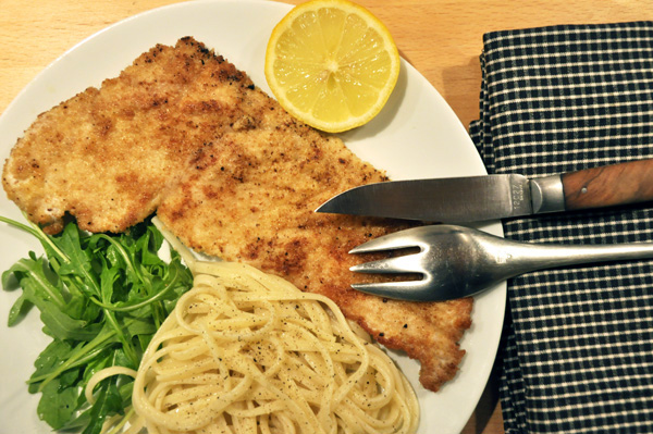 Escalope de veau à la milanaise