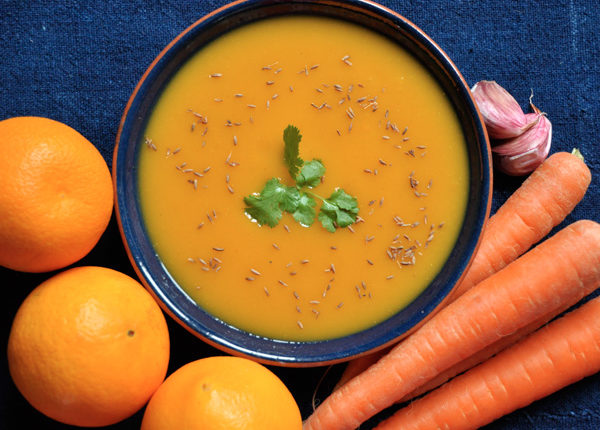 Soupe carotte-orange-cumin