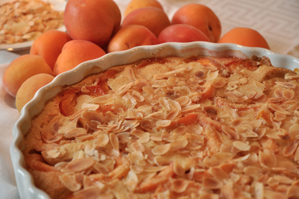 Clafoutis abricots-amandes