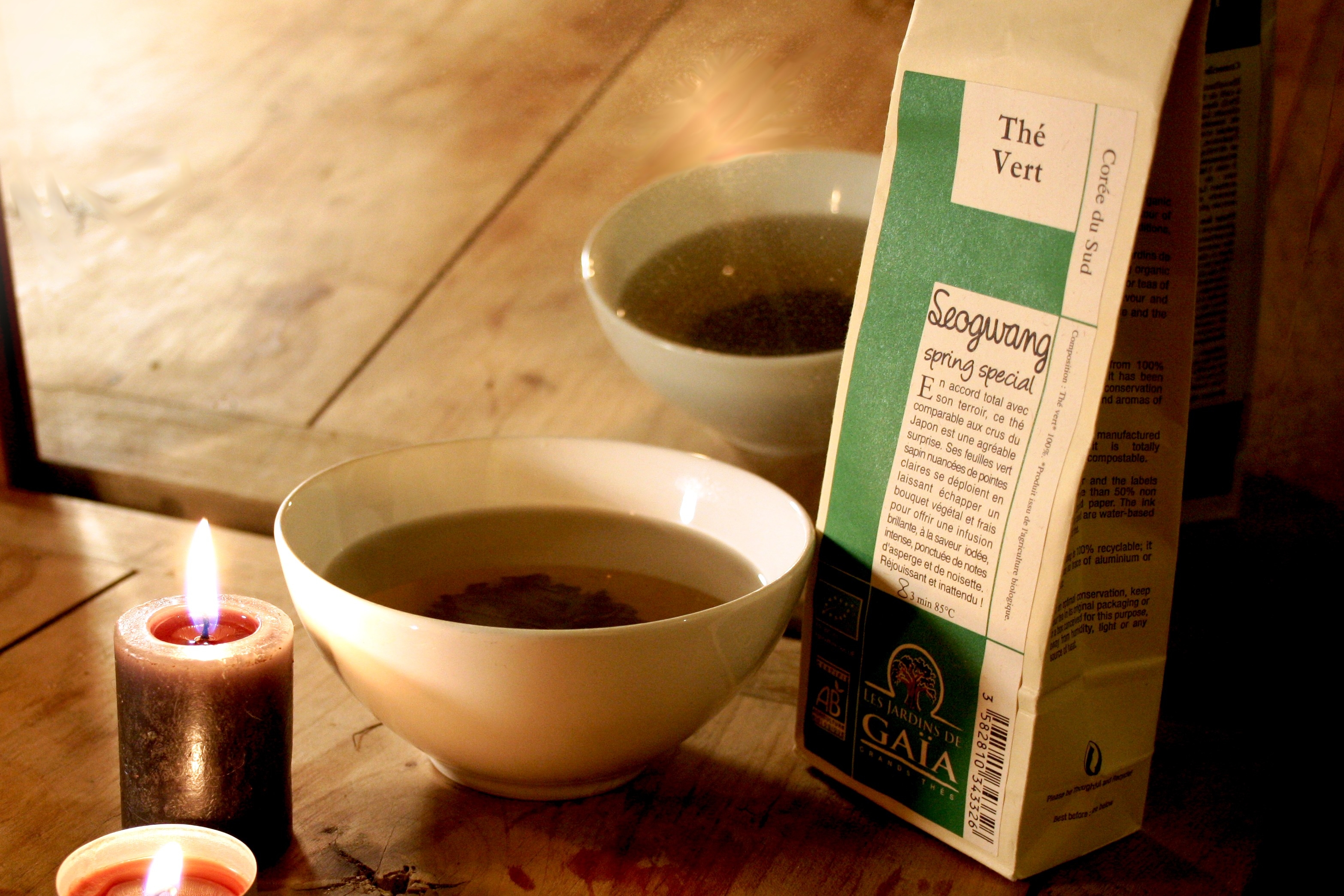 Le thé vert Seogwang des Jardins de Gaia