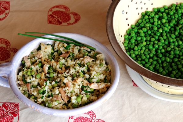 Risotto aux petits pois