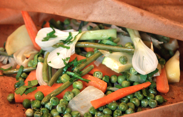 Légumes en papillote