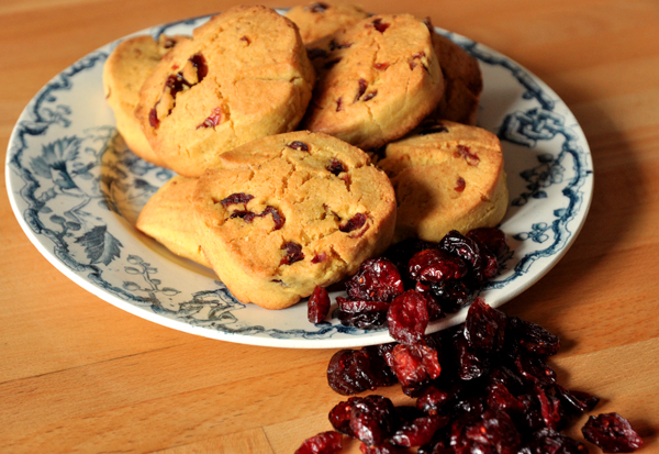 Biscuits aux cranberries