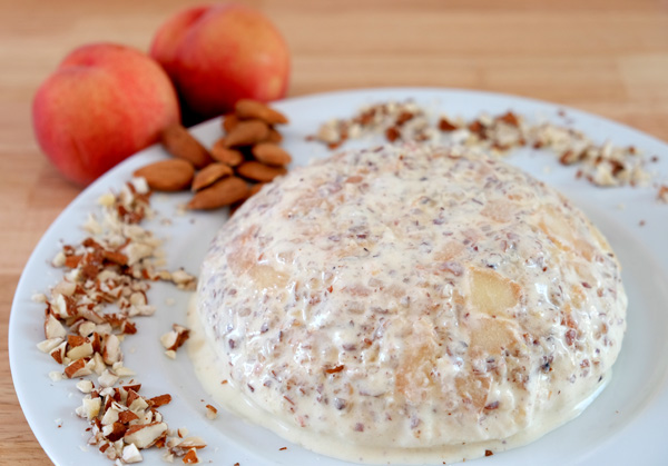 Semi-freddo miel-amandes-pêche