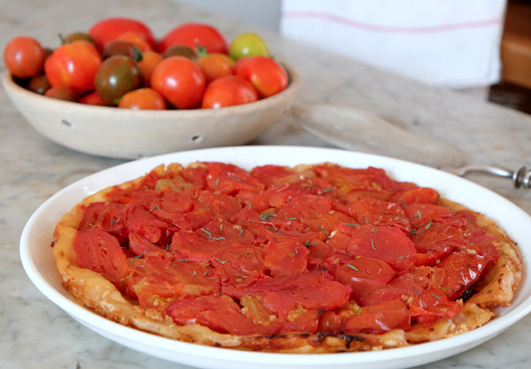 Tarte-tatin à la tomate