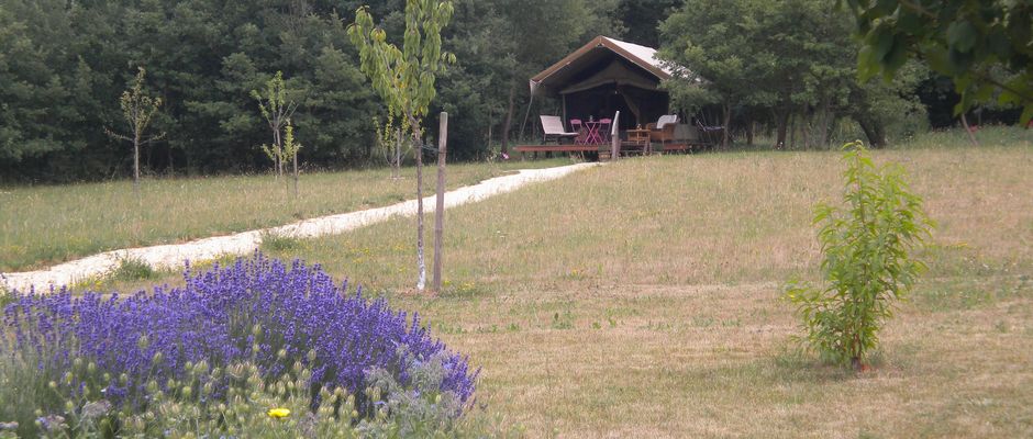 Une tente safari dans la vallée de la Loire