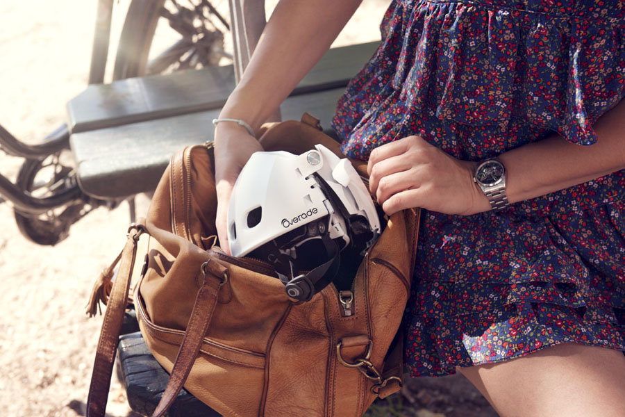 Casque vélo pliable Overade