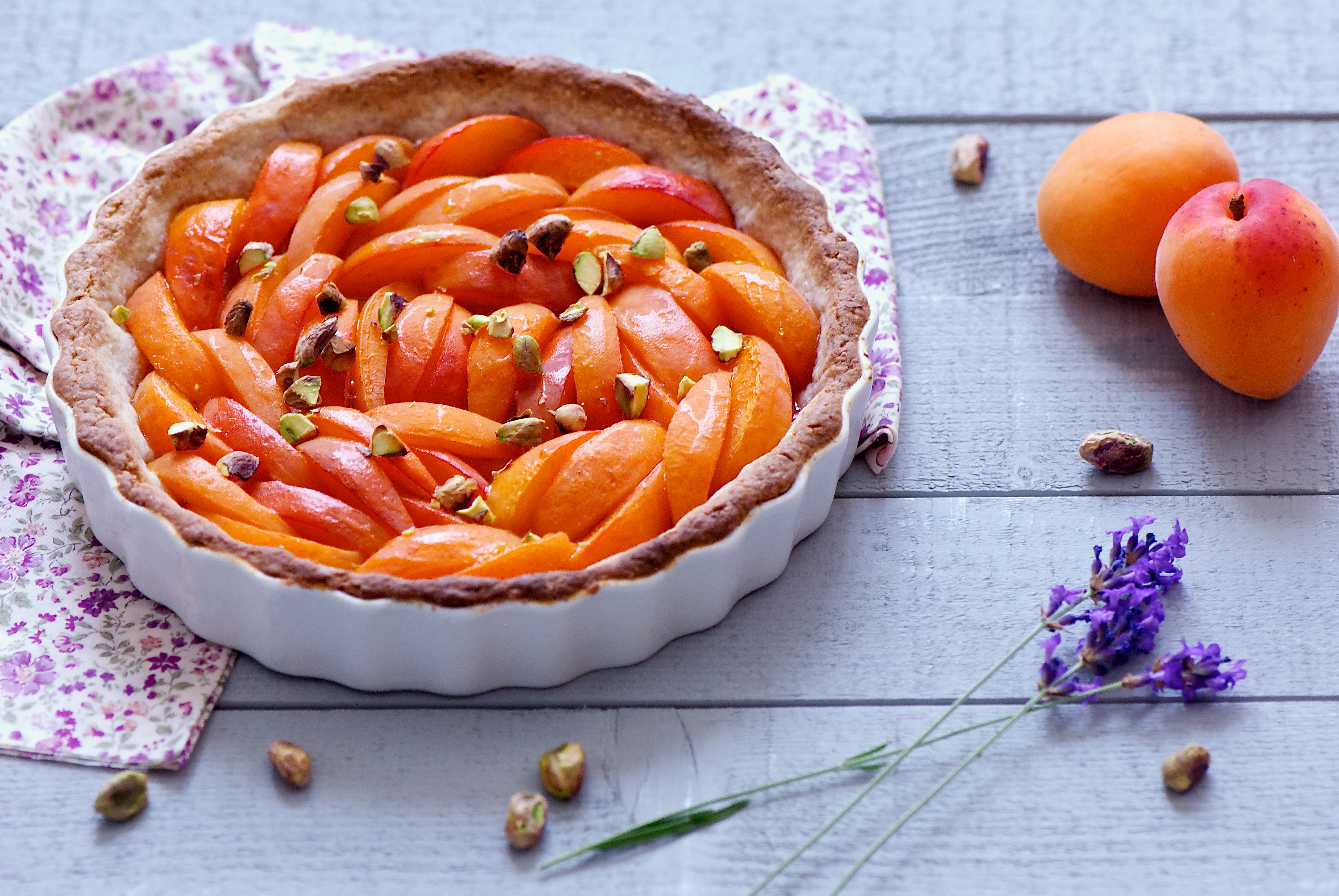 Tarte aux abricots