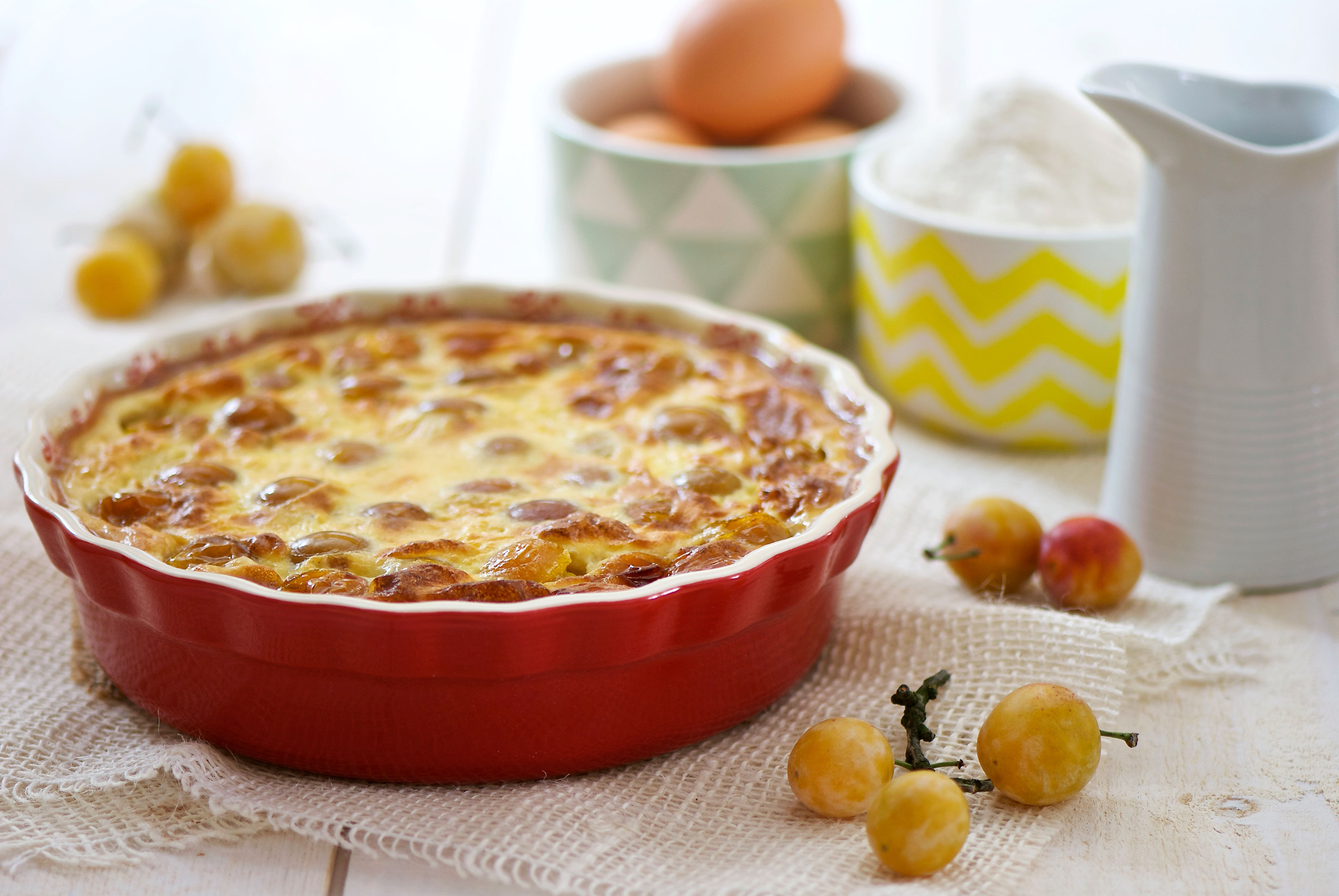 Clafoutis aux mirabelles - Mon Quotidien Autrement