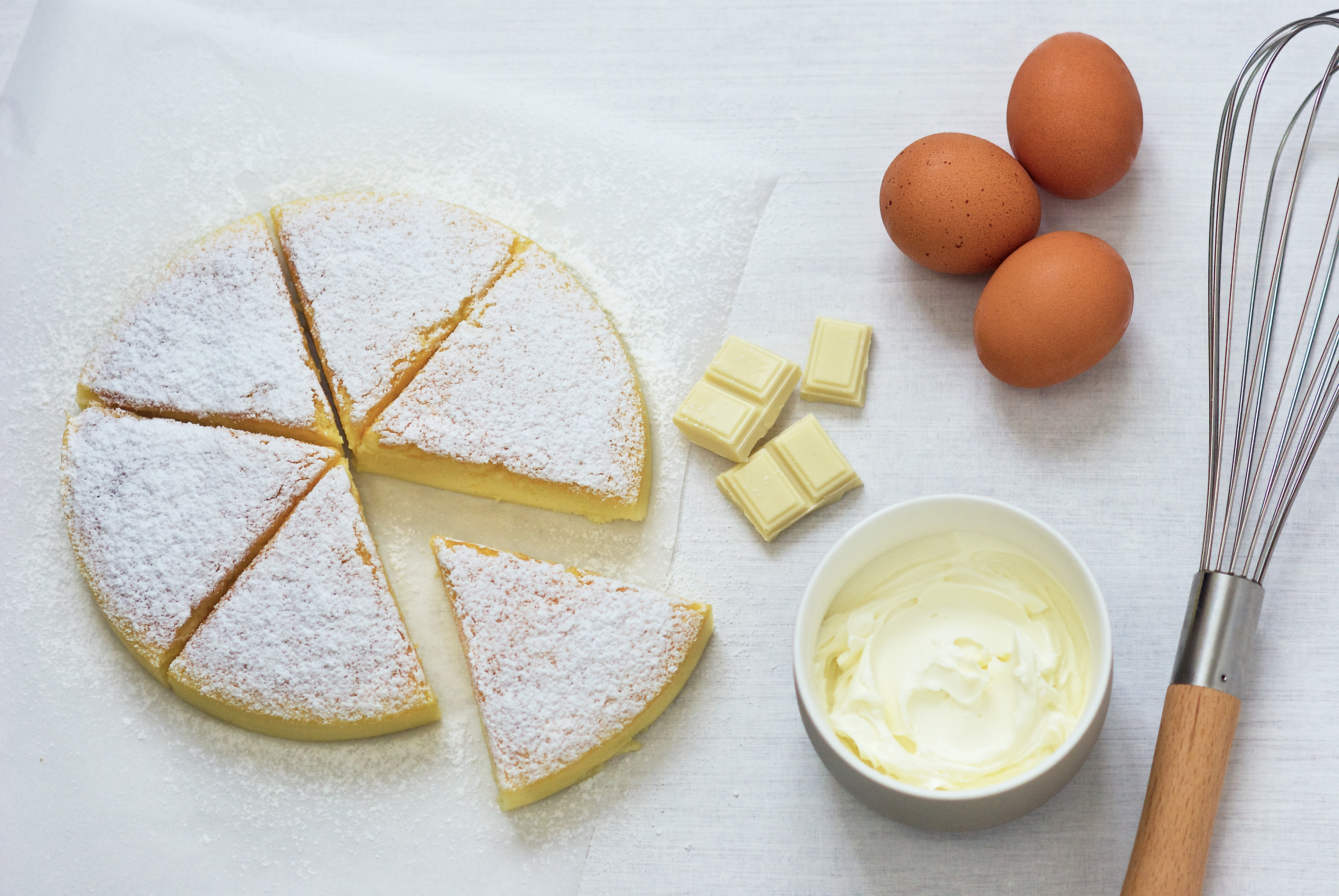 Cheesecake japonais