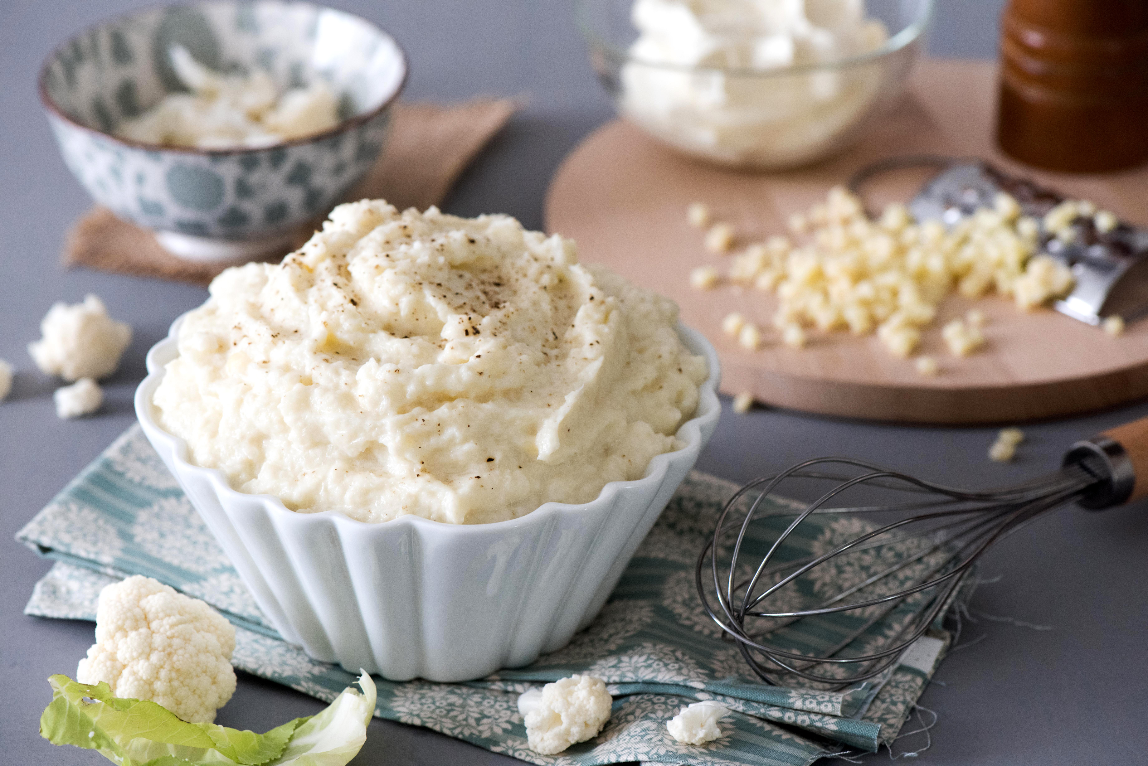 Purée fouettée de chou-fleur au fromage