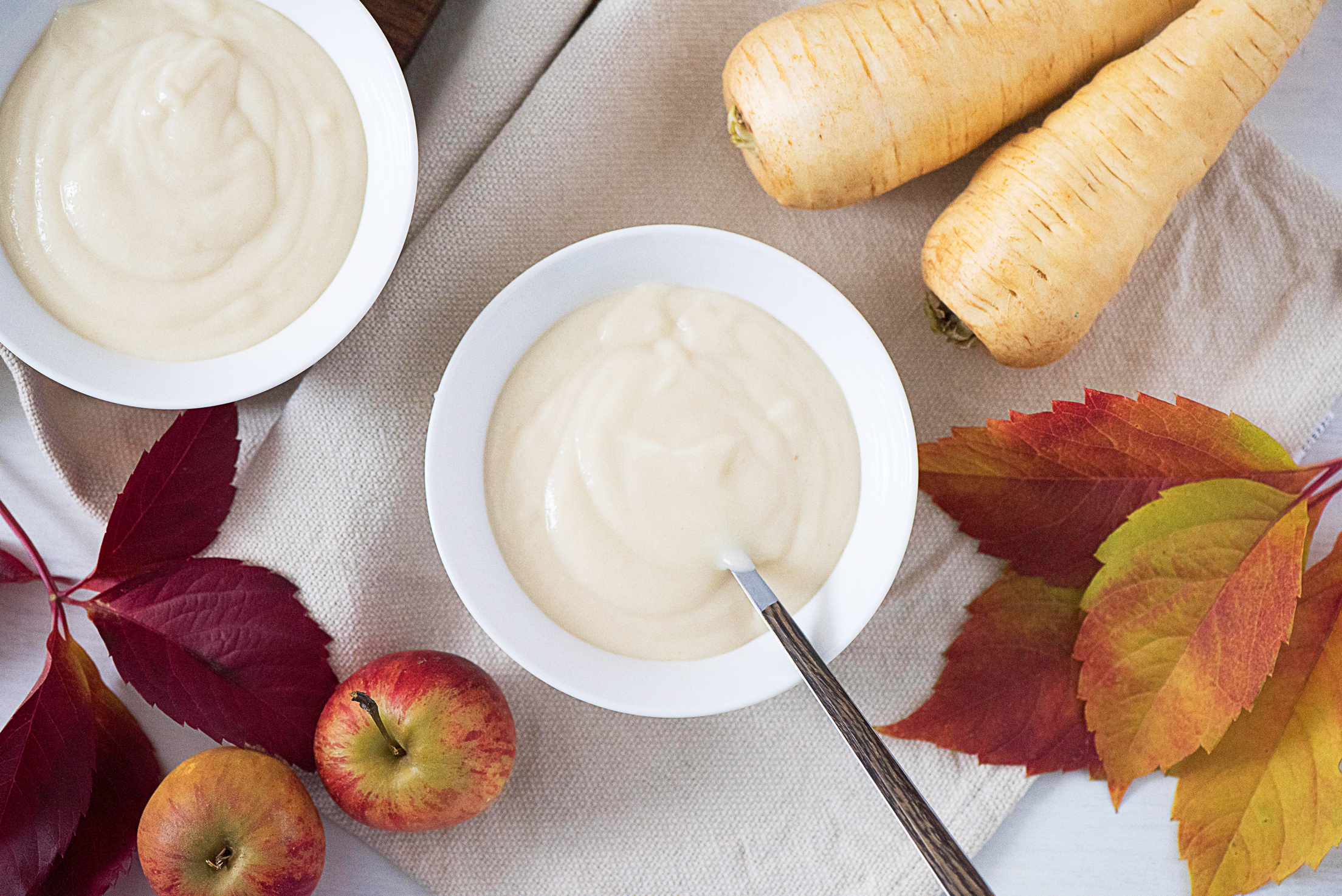 Velouté de panais au lait de coco