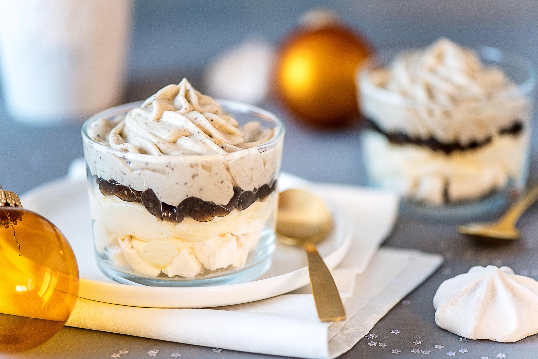 Dessert à la mousse de marron