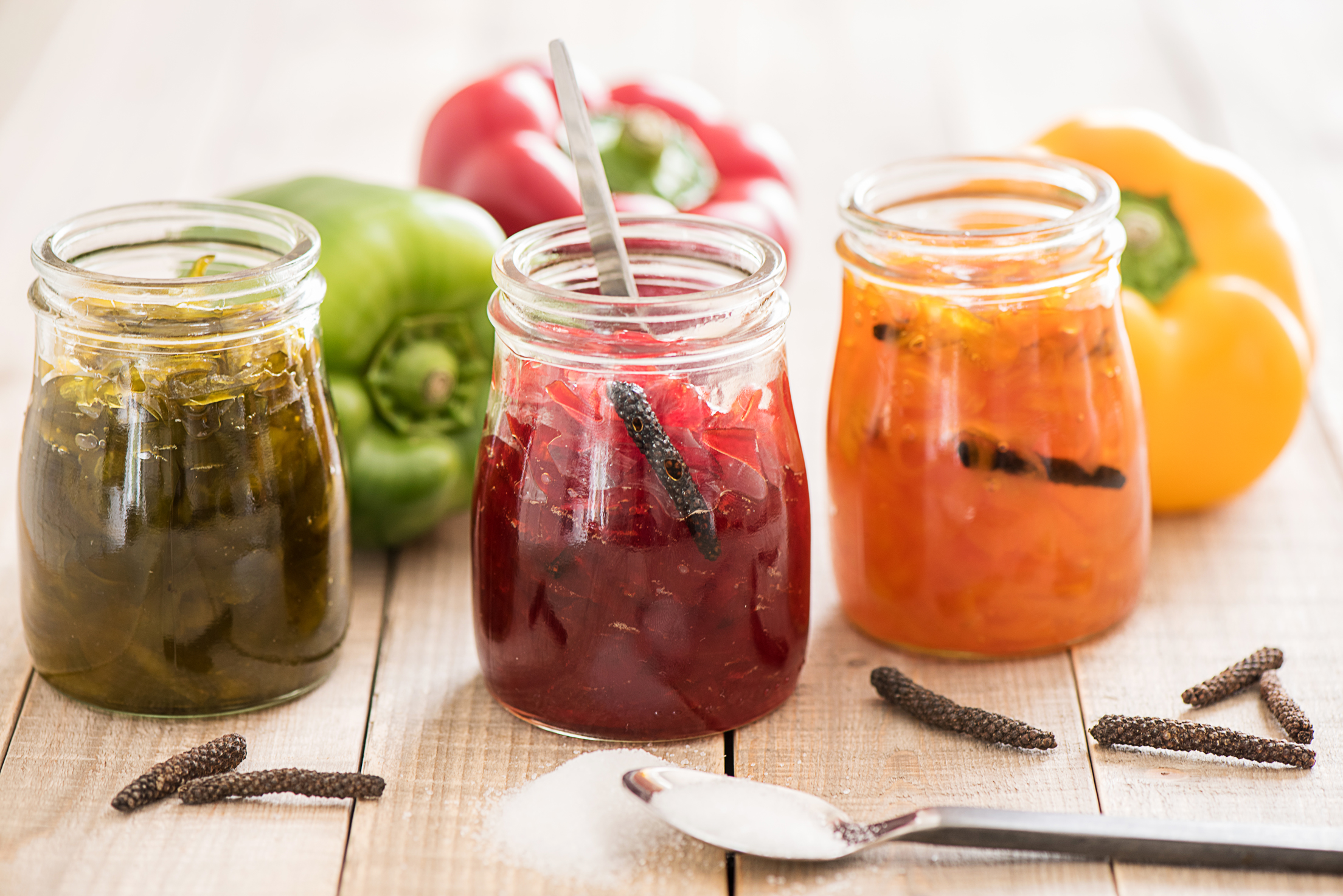 Confiture de poivron au poivre long