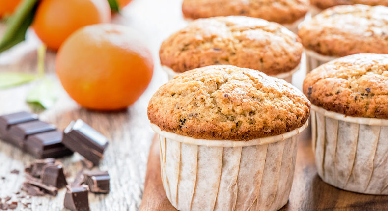 muffins à la clémentine et aux pépites de chocolat - DR Mon Quotidien Autrement - E. Montuclard