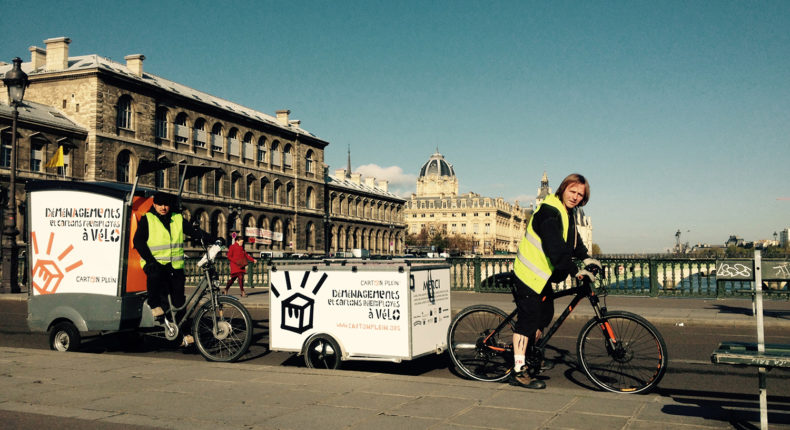 Un déménagement solidaire et écolo avec l'asso Carton Plein © Carton Plein