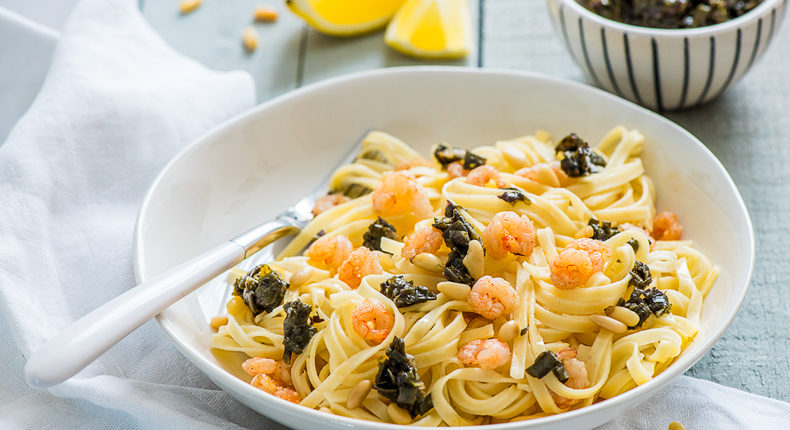 Salade de pâtes aux crevettes, algues et citron - DR Mon Quotidien Autrement - E. Montuclard