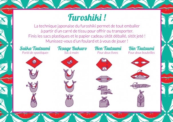 Emballer ses cadeaux avec la technique furoshiki