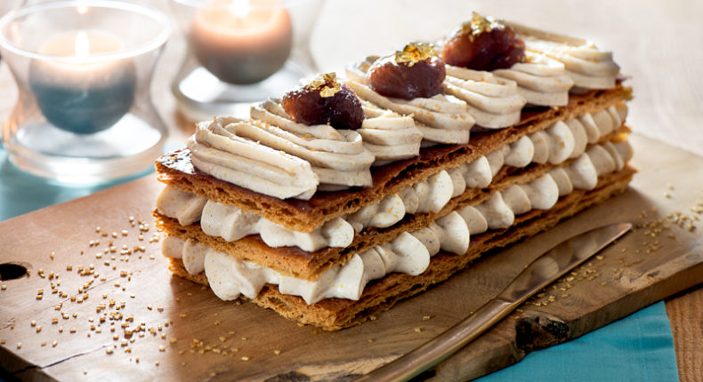 Mille-feuilles à la crème de marron - DR Mon Quotidien Autrement - E. Montuclard