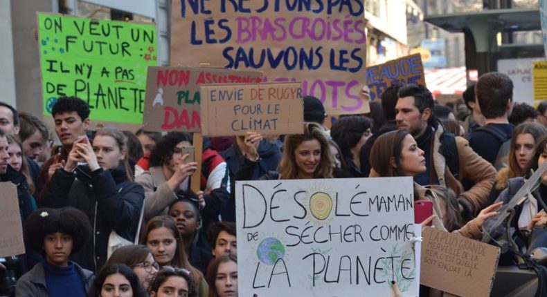 greve scolaire jeune climat -