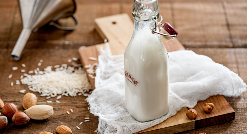 Lait végétal (riz, noisettes, amandes) DR. Mon Quotidien Autrement - E. Montuclard