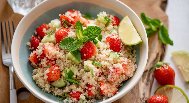 Taboulé de quinoa aux fraises - DR Mon Quotidien Autrement - E. Montuclard