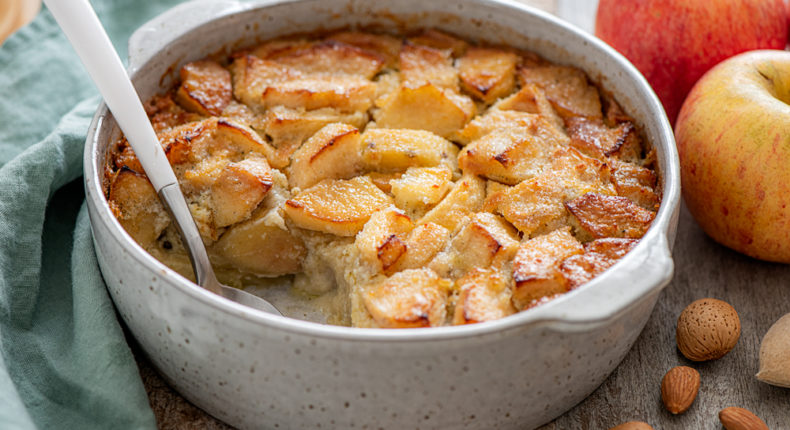 Clafoutis aux pommes et aux amandes - DR. Mon Quotidien Autrement - E. Montuclard