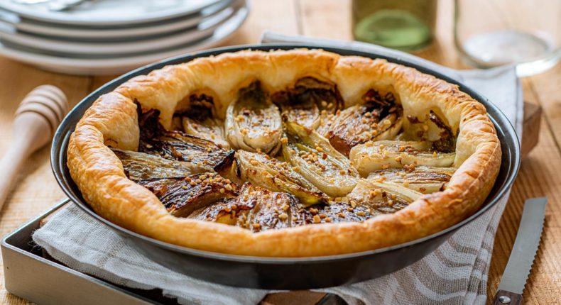 Tarte fine aux endives et miel - DR Mon Quotidien Autrement - E. Montuclard