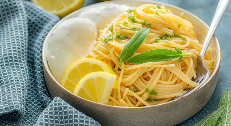Spaghetti au beurre de sauge et citron - DR Mon Quotidien Autrement - © E. Montuclard