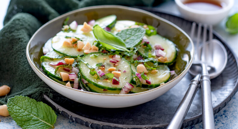 Salade de concombre façon thaïlandaise - DR Mon Quotidien Autrement - © E. Montuclard