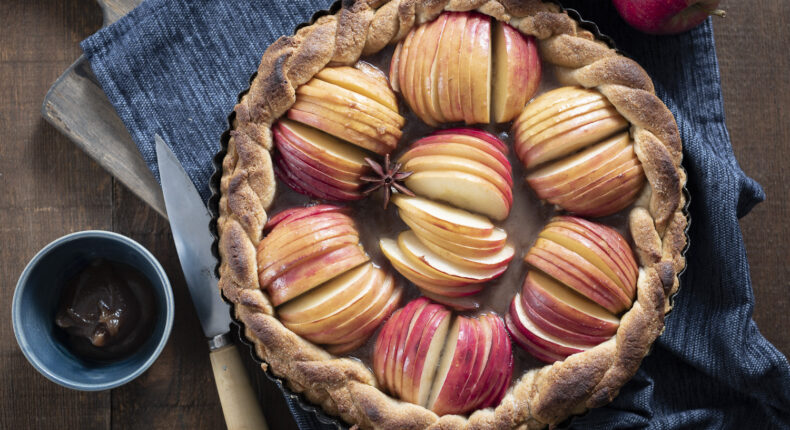 Tarte aux pommes et à la crème de marron - Mon Quotidien Autrement - ©E. Montuclard