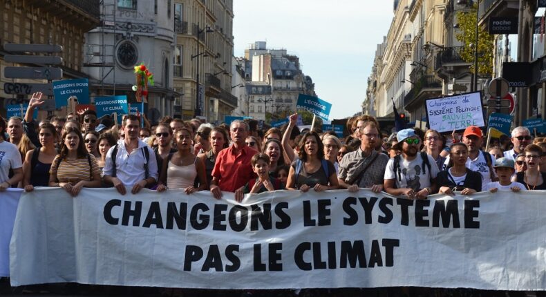 Marche pour le climat, Paris 2018. Crédit : Flickr/ Jeanne Menjoulet