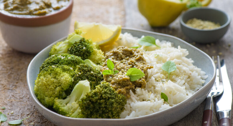 Pesto au chanvre, riz et brocoli - Mon Quotidien Autrement - ©E. Montuclard