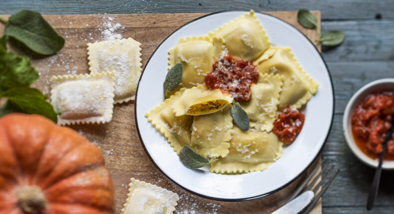 Ravioli à la courge et à la sauge - Mon Quotidien Autrement - ©E. Montuclard