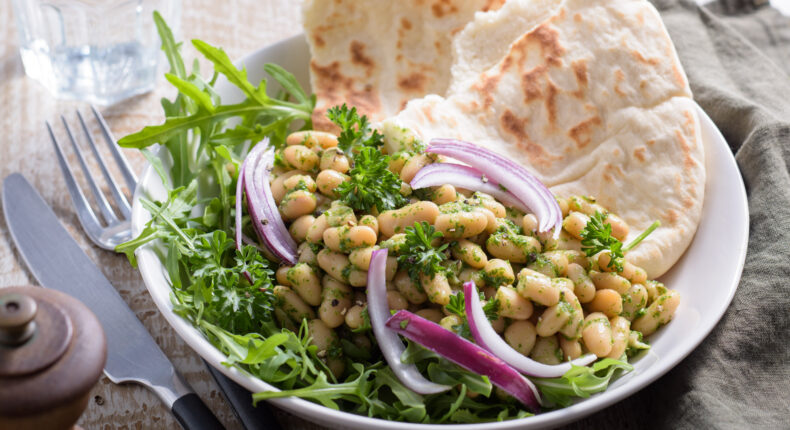 Salade de haricots blancs aux herbes - Mon Quotidien Autrement - ©E. Montuclard