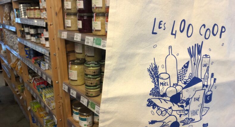 Les rayons du supermarché