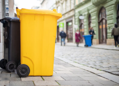 La poubelle jaune a disparu