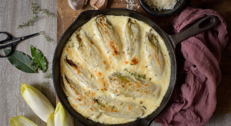 Gratin d'endives à la crème et parmesan - Mon Quotidien Autrement - ©E. Montuclard