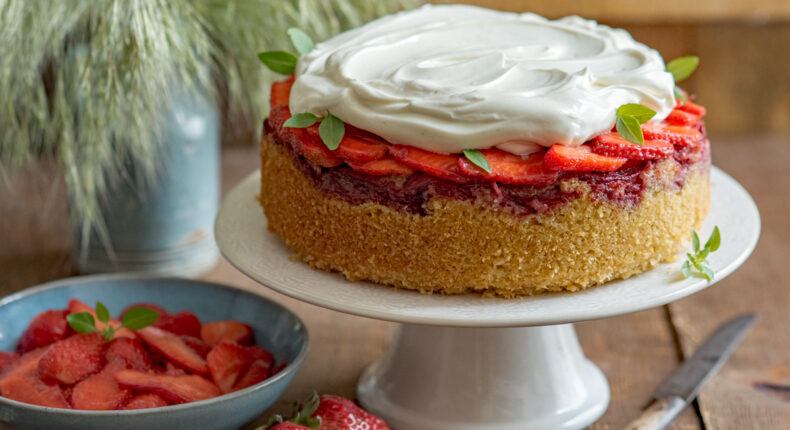 Recette : Gâteau aux fraises et chantilly - Mon Quotidien Autrement - ©E. Montuclard