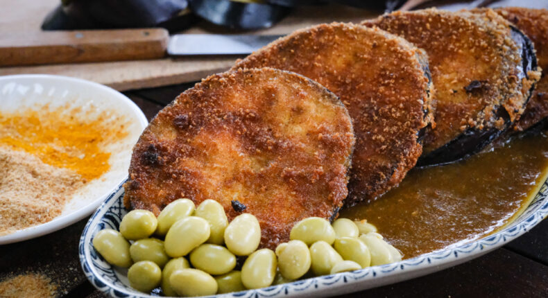 Aubergines katsu - Mon Quotidien Autrement - ©E. Montuclard