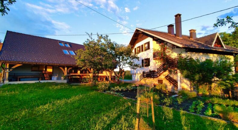 La "tourist farm Strle" en Slovénie. Image fournie